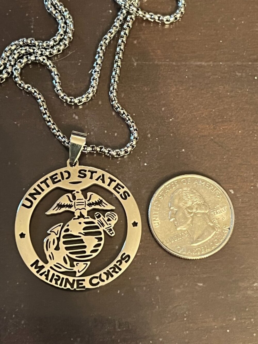United States Marine Corps Pendant Necklace (507)